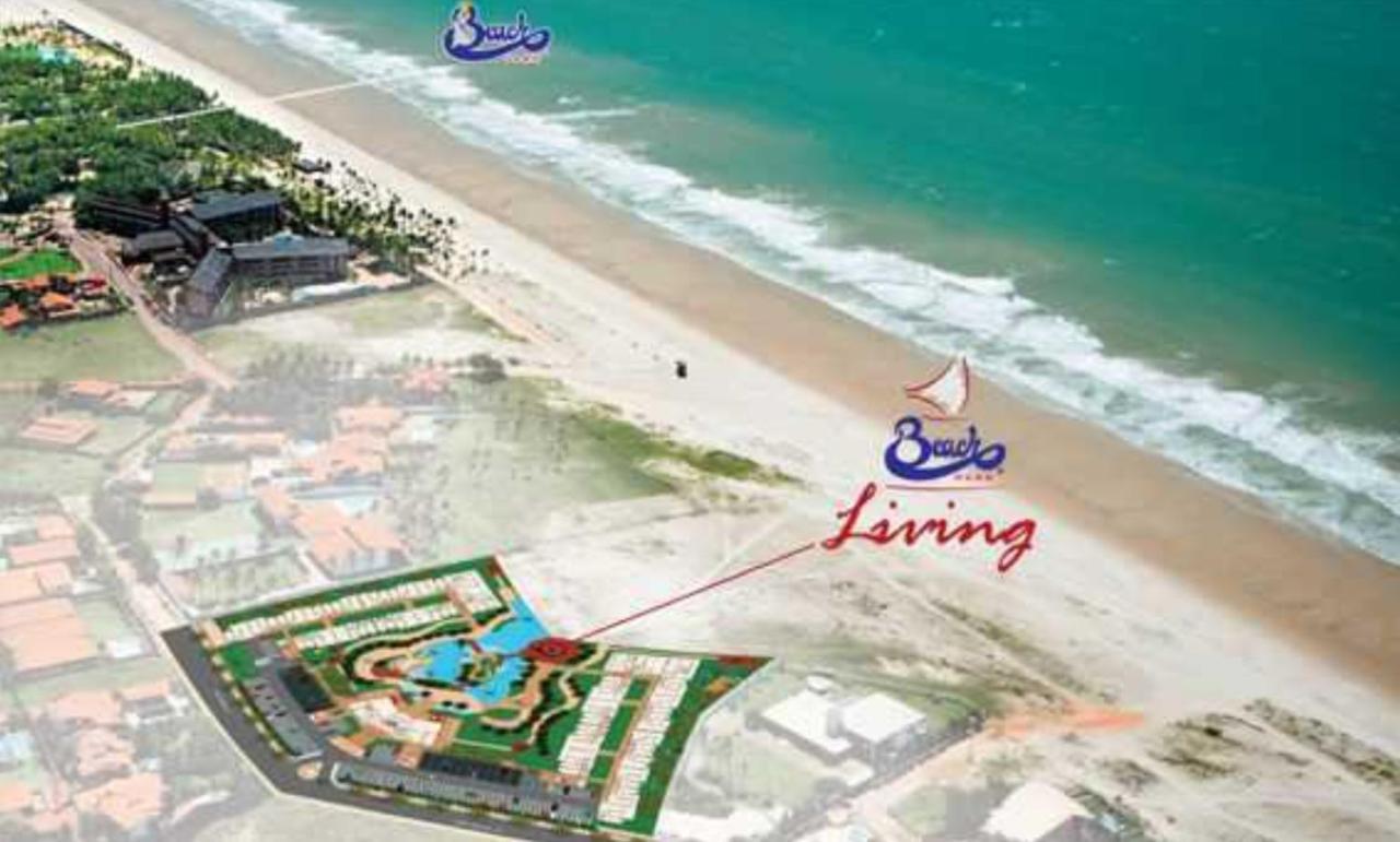 Beach Living - Porto Das Dunas - Ap Terreo 300M Beach Park Pe Na Areia Aquiraz Εξωτερικό φωτογραφία