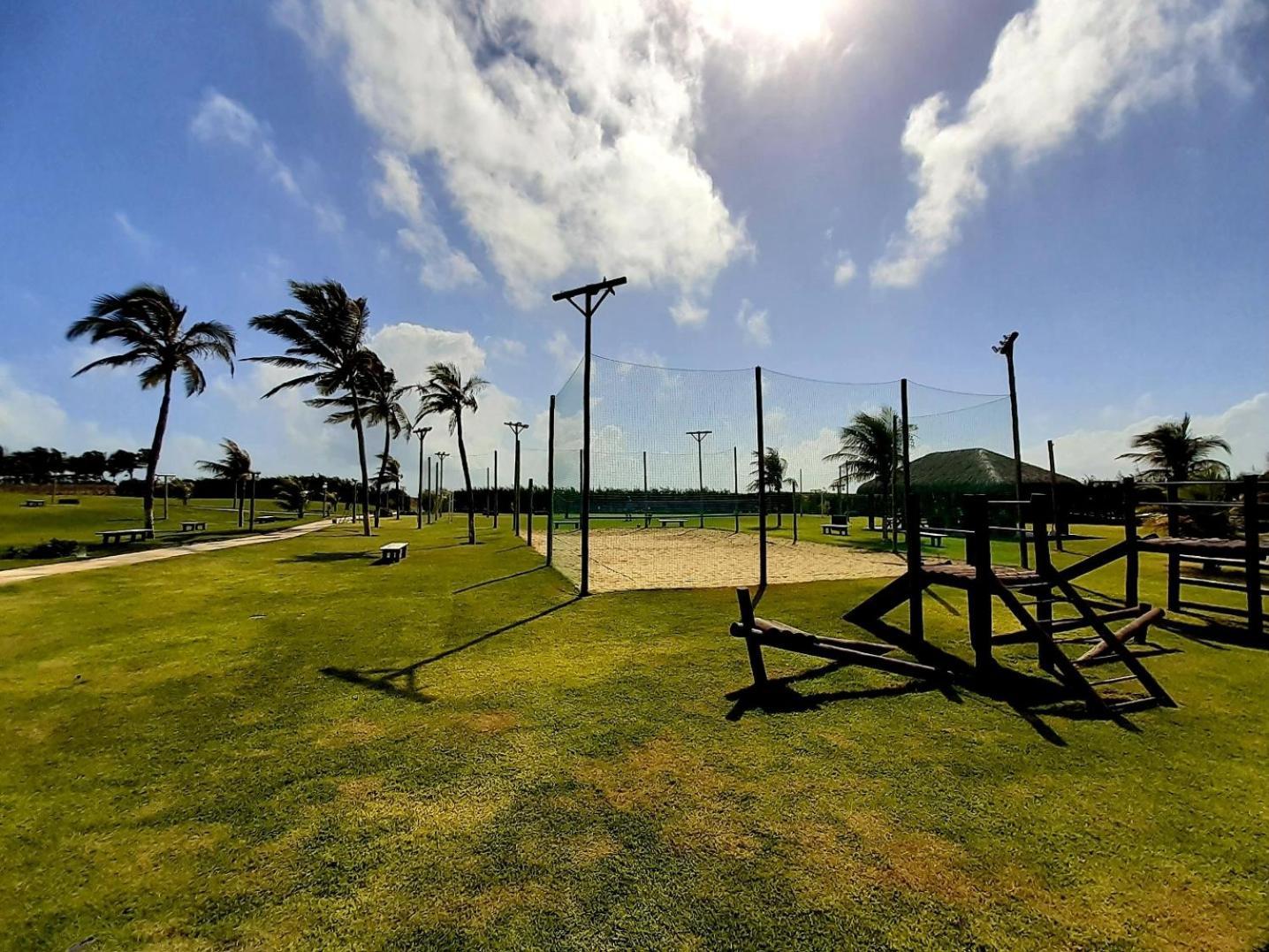 Beach Living - Porto Das Dunas - Ap Terreo 300M Beach Park Pe Na Areia Aquiraz Εξωτερικό φωτογραφία